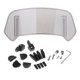 thumbnail image 2 of Clip de extensión para parabrisas de motocicleta, accesorios, deflector de alerón resistente pequeño gris, 2 of 9