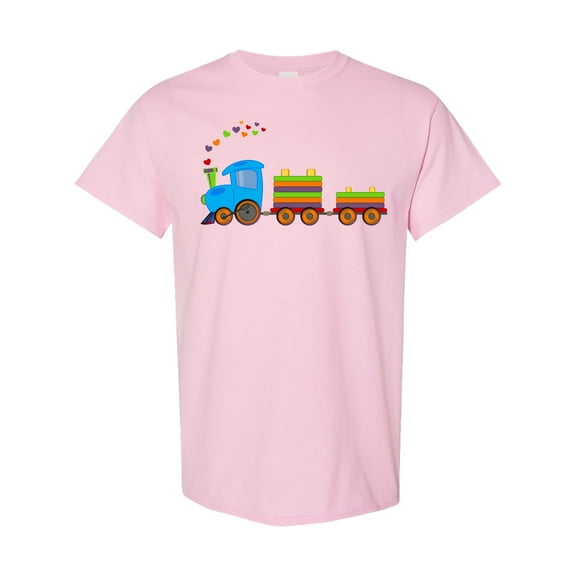 Inktastic Colorful Toy Train T-Shirt