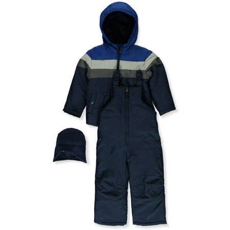 

Rothschild Boys 3-Piece Colorblock Snowsuit Jacket Set - navy 2t (Toddler)