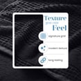 thumbnail image 5 of Martex Expression Air Sculpted 6-Piece Towel Set, Washed Black, 5 of 8