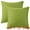 Green/Dark Blue, variant on Unique Bargains 4 Pcs Solid Throw Pillow Cover 18 x 18 Inch Beige/Dark Blue