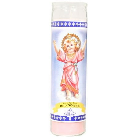 Star Candle 8-Inch Candle Divine Baby Jesus