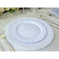 thumbnail image 5 of " OCCASIONS " 60 Plates Pack, Vintage Party, Disposable Wedding Party Plastic Plates (10.25'' Dinner Plate, Portofino in Blue), 5 of 8