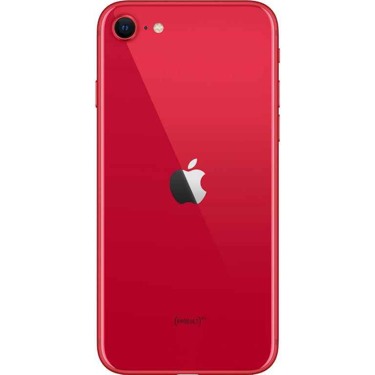 Pre-Owned Apple iPhone SE (2020) 64GB - Red GSM Unlocked Verizon +  (Refurbished: Good) 