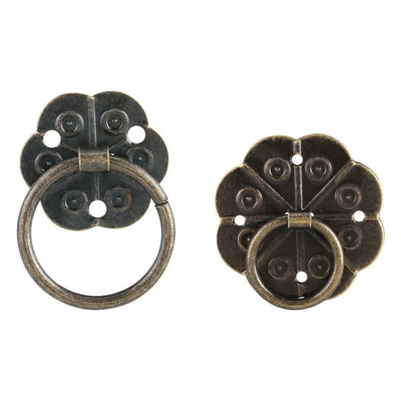 Yosoo 20pcs Iron Furniture Handle Drawer Cabinet Desk Door Ring