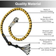thumbnail image 4 of Dream Apparel black and yellow Motorcycle Get Back Whip Naked Leather, 36 inches, 4 of 4