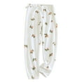thumbnail image 3 of hengsof Cute Patterned Maternity Thermal Pants Comfortable and Soft Long Pants for Sleep and Relaxation, 3 of 3
