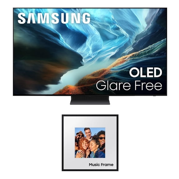 Samsung QN83S90HA 83" OLED TV with HW-LS60D Photo Frame Speaker (2026)