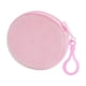 thumbnail image 5 of Monedero de peluche de color caramelo, billetera de color sólido, estuche redondo para llaves, monedero, mochila, bolso para tarjeta de identificación, simple, 5 of 6