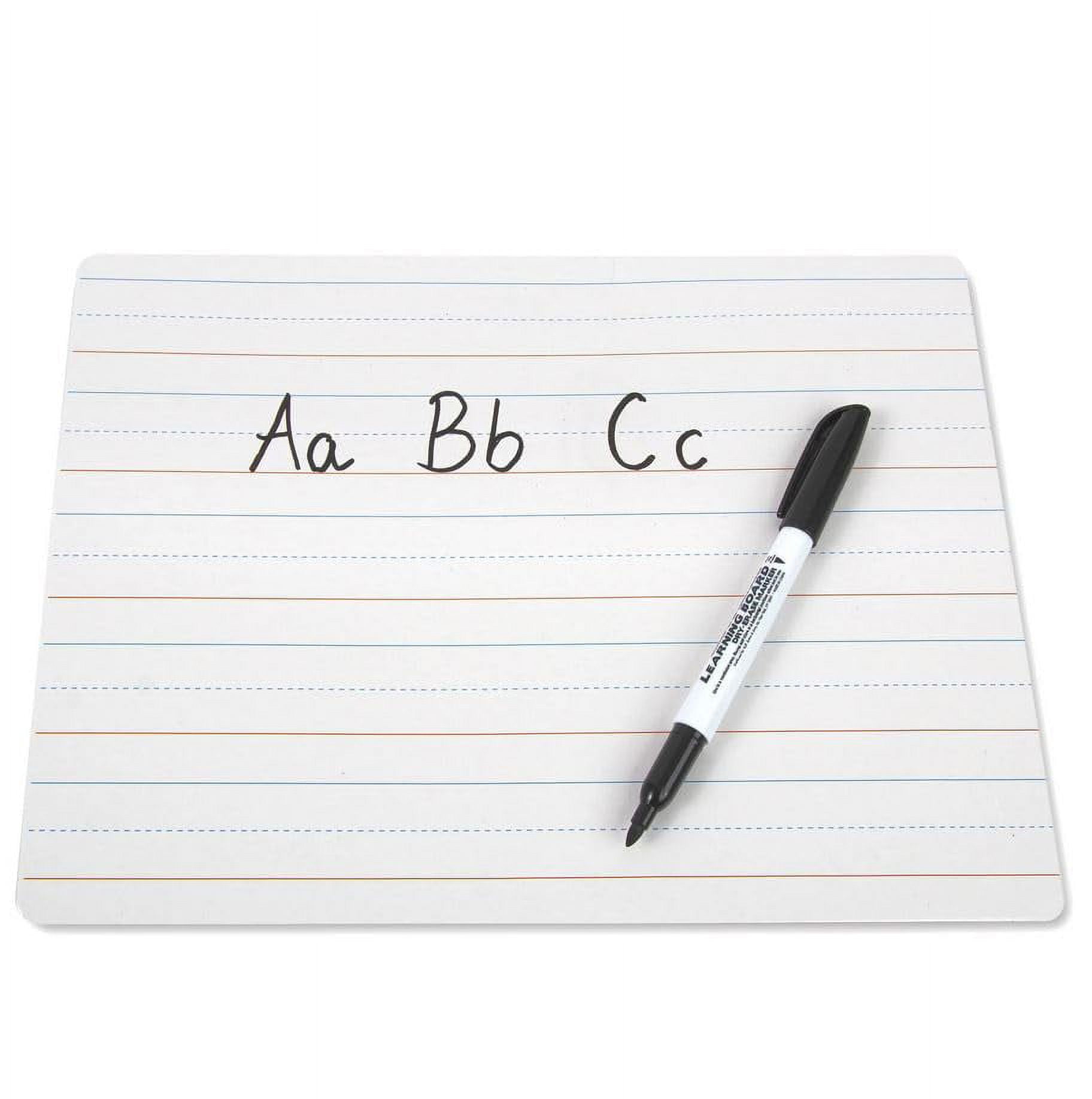100 Pack of Bulk Wholesale 9"x12" Lined Dry Erase Boards for School, Office, Classroom, Students and Teachers - 100 Count of 9"x12" Lined Dry Erase Boards