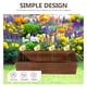 thumbnail image 5 of Maceta de madera para jardín, maceta de madera para plantas, maceta para patio, maceta para plantas de jardín, 5 of 7