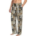 thumbnail image 3 of Kdxio Cartoon Bear Print Men's Sleep Pajama Pant Lounge Pants with Pockets, 3 of 8