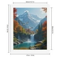 thumbnail image 2 of Paint by Numbers Kit for Adults, Autumn Mountain Waterfall Scene Birds Paint by Numbers, Easy Paint by Numbers Kit for Adults Beginner, DIY Adult Paint by Number Kits on Canvas, Home Decor, 2 of 7