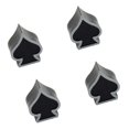 thumbnail image 4 of Tapas de cubierta de vástago de válvula de aire para neumático de rueda de , color negro personalizado, 5x4 piezas 5 piezas, 4 of 8