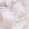 thumbnail image 3 of Conjunto de Bikini de Lolita para mujer, ropa interior Kawaii, sujetador cómodo, bragas con lazo, conjunto de lencería, 3 of 4