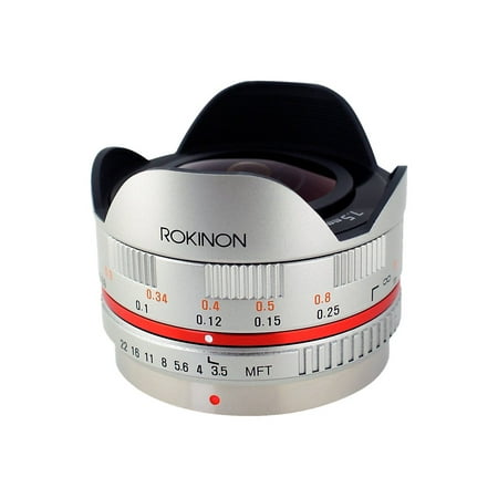 Rokinon - Fisheye lens - 7.5 mm - f/3.5 UMC - Micro Four Thirds - for Olympus E-P3, E-P5, E-PL1s, E-PL3, E-PL5, E-PL6, E-PM1, E-PM2; OM-D E-M1, E-M10,