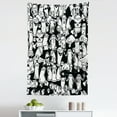 thumbnail image 1 of Urban Graffiti Tapestry, Anthropomorphised Graffiti Spray Can Sport Characters and Skull, Fabric Wall Hanging Decor for Bedroom Living Room Dorm, 5 Sizes, Black and White, by Ambesonne, 1 of 1