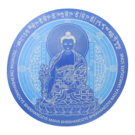 2 Pcs of Feng Shui Blue Medicine Buddha Window Stickers 2024