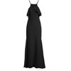 Laundry by Shelli Segal Crepe Cutaway Gown, Black, 14