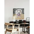 thumbnail image 3 of Parvez Taj Pink Striped Outfit Canvas Wall Art, 3 of 9