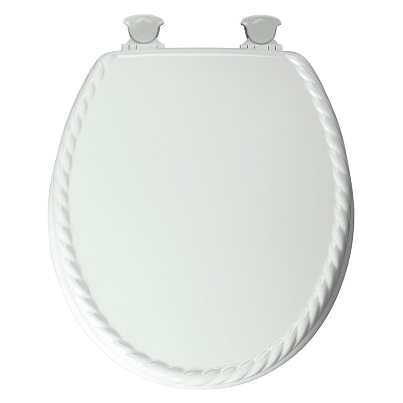 Bemis 23 Rope Round Molded Wood Toilet Seat