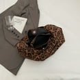 thumbnail image 3 of Yuhsdv Women Suede Large Tote Bag Leopard Print Shoulder Bag Hobo Bag for Work (Brown), 3 of 10