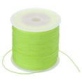 thumbnail image 1 of Unique Bargains 0.8mm x 109 Yard Nylon Satin Cord 0.8mm Beading String Braided Rope, Light Green, 1 of 6