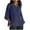 Navy, variant on Womens Tops under $5 Cotton Linen Round Neck Shirt Solid Casual T-shirt White S