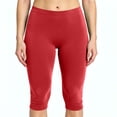 thumbnail image 2 of HAJWOH Women’s Capri Leggings Knee and Ankle Length Leggings Stretch Summer Lightweight Pants, 2 of 4