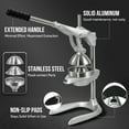 thumbnail image 5 of Sopito manual juicer press, Effortless Cast Iron Juicer Professional Stainless Steel Juicer for Fresh Lemon, Lime, Orange & Pomegranate,Easy to Clean with Brusher, 5 of 11