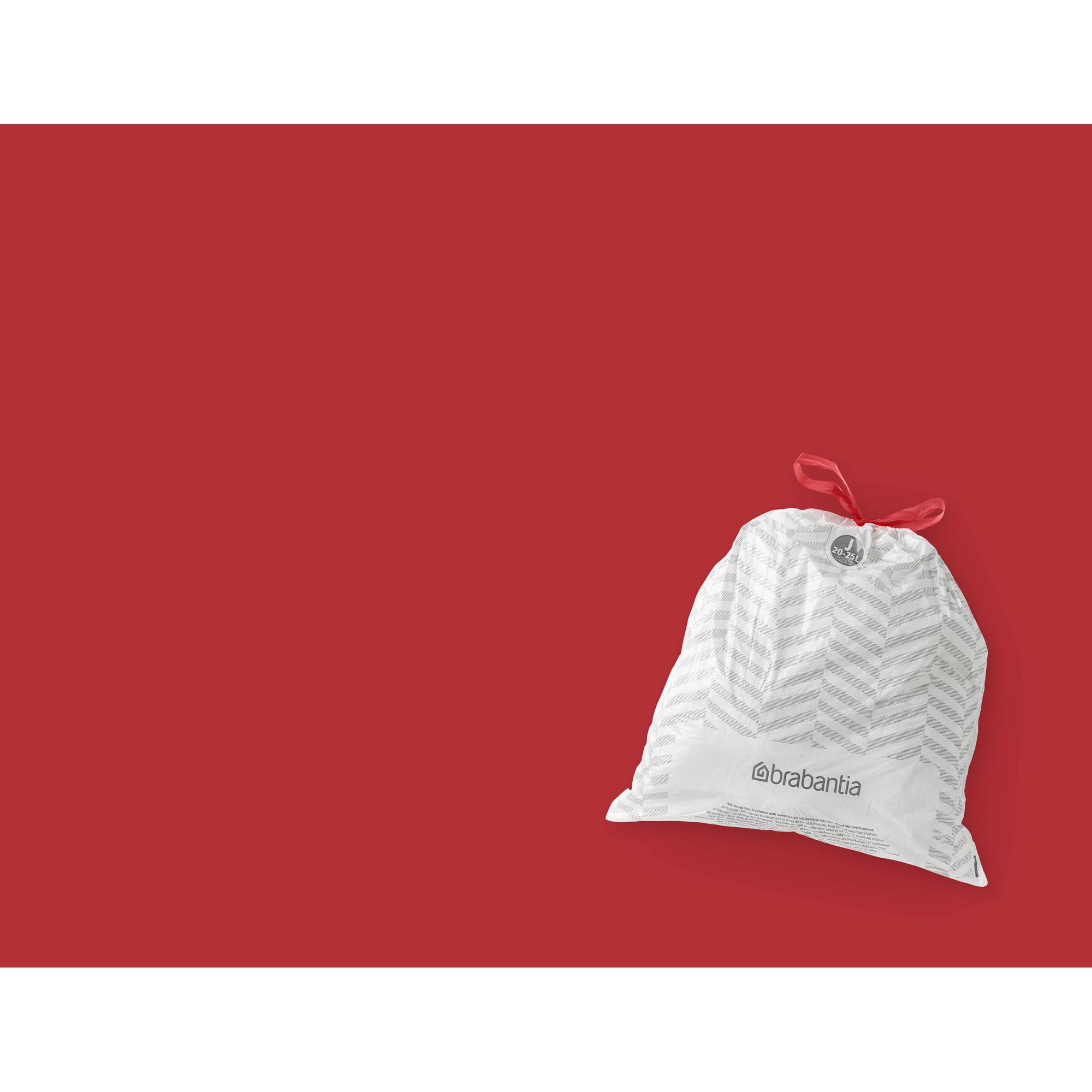 Brabantia PerfectFit Trash Bags, Code J, 5.3-6.6 gallon - 120 Count