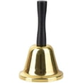 thumbnail image 1 of Campana de mano Campana de té de metal Campana de servicio Campana de mano dorada Campana de mano pequeña para escuela para adultos Sailing Electrónica, 1 of 6