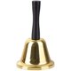 thumbnail image 1 of Campana de mano Campana de té de metal Campana de servicio Campana de mano dorada Campana de mano pequeña para escuela para adultos BANYUO Electrónica, 1 of 6