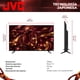thumbnail image 2 of JVC  Smart TV 43 pulgadas  Full HD LED  Frameless  Roku TV  WiFi  3 HDMI 1 USB AV  Netflix YouTube Prime Video  Modelo SI43FRF, 2 of 8