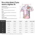 thumbnail image 5 of Lsque Sanrio Pattern Hawaiian Shirt for Men Unisex Summer Beach Casual Short Sleeve Cotton Linen Button Down Shirts-X-Large, 5 of 6