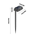 Outdoor Solar Light Channel Light Watertight LED Solar Garden Light