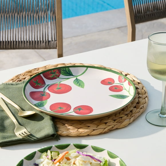 Better Homes & Gardens Assiette Plate de Dîner en Bambou Mélamine 27,3 cm