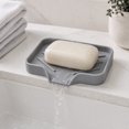 thumbnail image 1 of Silicone Soap Dishes With Drains Spout Draining Sink Organizer Tray For Bathroom And Kitchen Sponges And Dispensers Antiskid And Dishwasher Safe, 1 of 6