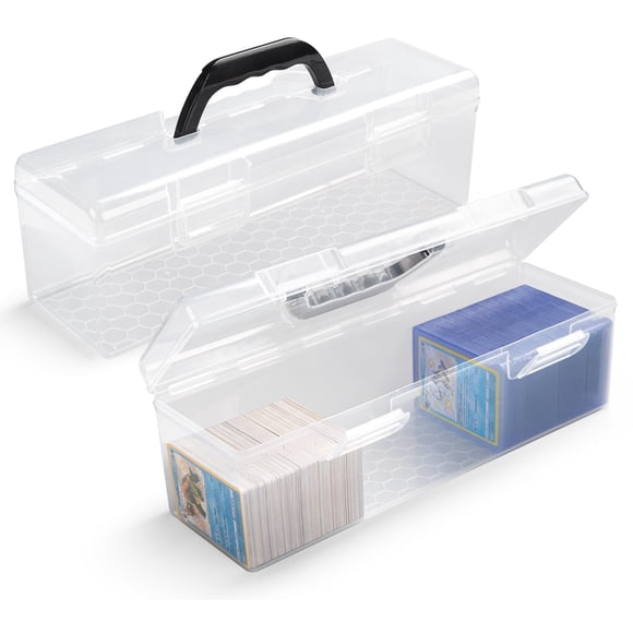 Caja de almacenamiento SUNEZLGO Toploader para 200 tarjetas Toploaders 750