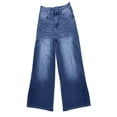 thumbnail image 4 of acuever Women's Vintage High Waisted Wide Leg Jeans - Trendy Design Floor-Length Denim Pants Loose Fit Women's Jeans, 4 of 5