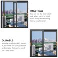 thumbnail image 4 of OULII 4Pcs Slider Locks for Sliding Doors White ABS for Durable Use and Travel, 4 of 8
