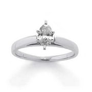 1/2 Carat Marquise Diamond Solitaire
