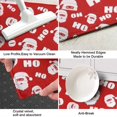 thumbnail image 3 of Red Christmas Santa Pattern Kitchen Rug Mat,Kitchen Runner Rugs Non Skid Washable,Decorative Kitchen Floor Mats for Kitchen,Sink,Laundry,17"X47", 3 of 5
