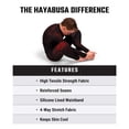 thumbnail image 5 of Hayabusa Geo Youth Jiu Jitsu Spats For Boys and Girls - Red, X-Large, 5 of 6