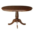 thumbnail image 5 of International Concepts 36" Round Top Pedestal Table with 12" Leaf, 28.9"H, 5 of 9