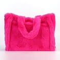 thumbnail image 1 of Plush Commute Bag Fashion Autumn Winter Top-handle Bags Portable Simple for Work, 1 of 10