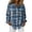 Blue, variant on Long Sleeve Button Down Blouse Womens Halloween Graphic Pumpkins Pattern Oversized Holiday Party Shirts Gray L
