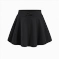 thumbnail image 4 of NOLDARES Girls Womens Pleated Mini Skirt Short High Waist School Uniform(Black,3-4 Years), 4 of 4
