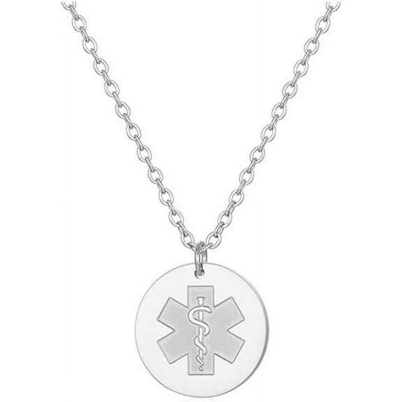 Stylish Stainless Steel Medical Symbol Pendant Necklaces for for Women's Daily Wearwomen's jewellery and gift idea