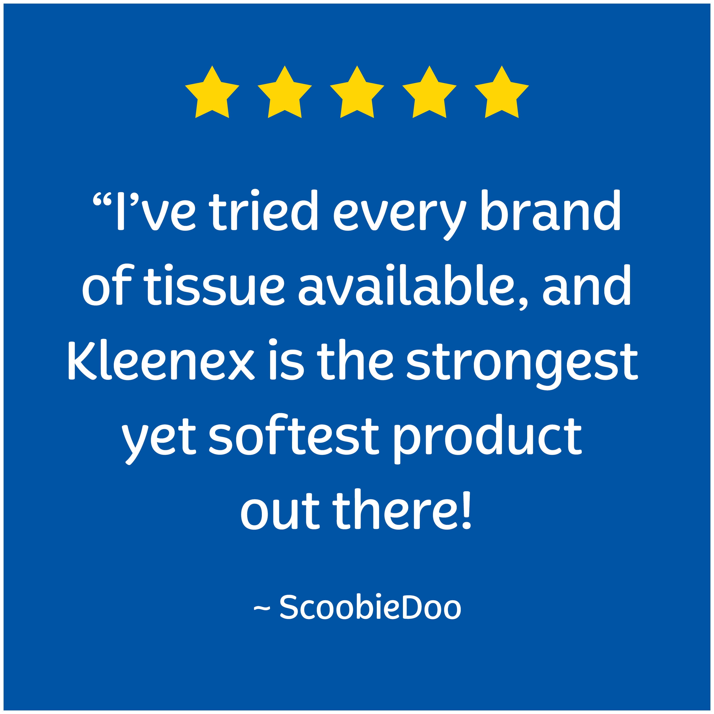 144 tissues, 12 pk. Flat Boxes Kleenex Trusted Care Everyday Facial Tissues